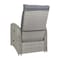 Flash Furniture Nemo Indoor/Outdoor Patio Wicker Rattan Recliner Lounge Chair w/Flip up Side Table, Gray LTS-0422-GY-GY-GG - alternate 2